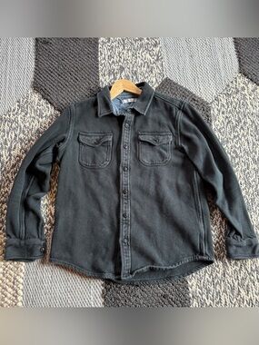 Outerknown Men's Charcoal Gray Blanket Shirt
